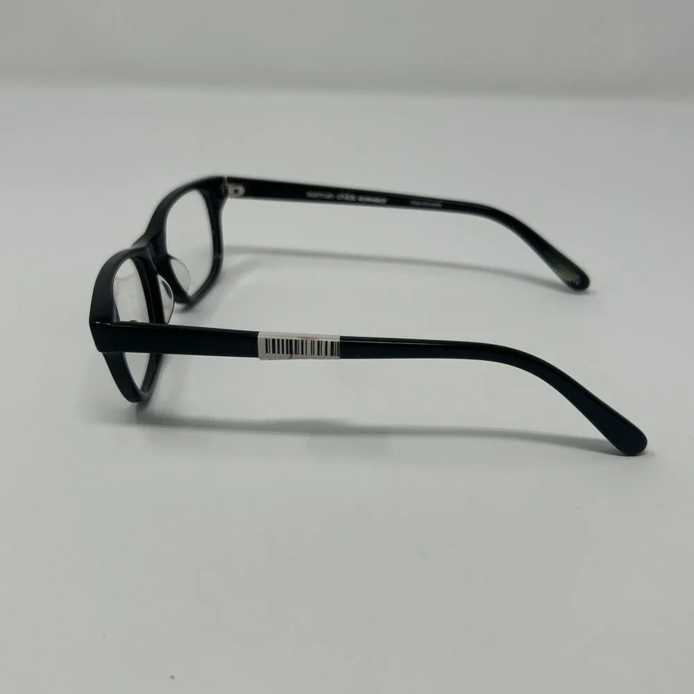 NWT Norman Childs EVA Eyeglass 48-16-135 Unisex Kid Black Frames
